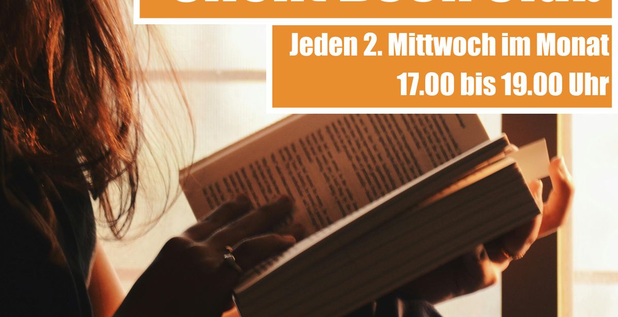 Plakat zur Veranstaltung "Silent Book Club" in der Stadtbibliothek