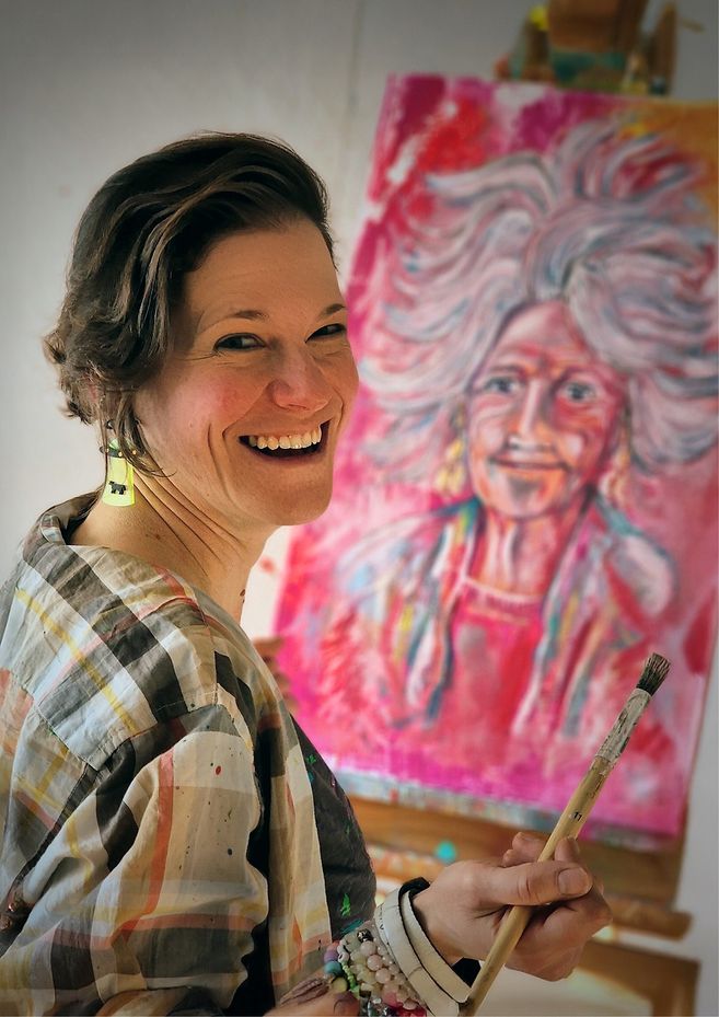 Am 19. Mai eröffnet Britta Künkel ihre Ausstellung "Acryl auf Vinyl" im Deuzer Q